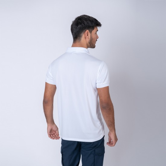 Remera Polo Dry Blanca