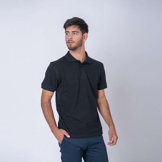 Remera Polo Dry Negra