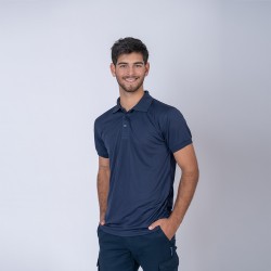 Remera Polo Dry Azul