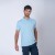 Remera polo dry celeste