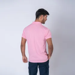 Remera polo dry rosado