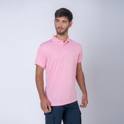 Remera polo dry rosado