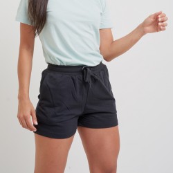 Short dama French Terry Negro