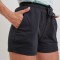 Short dama French Terry Negro