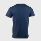 Camiseta slim algodon azul marino