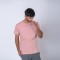 Camiseta slim algodon rosado