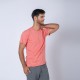 Camiseta slim algodon coral