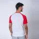 Camiseta Subliprint blanco/rojo