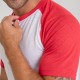 Camiseta Subliprint blanco/rojo Camiseta Subliprint blanco/rojo