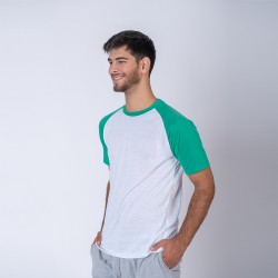 Camiseta Subliprint blanco/verde benetton