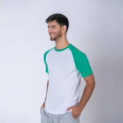 Camiseta Subliprint blanco/verde benetton