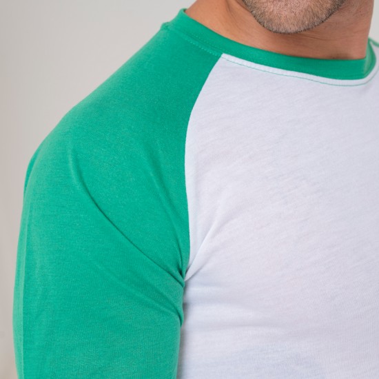 Camiseta Subliprint blanco/verde benetton