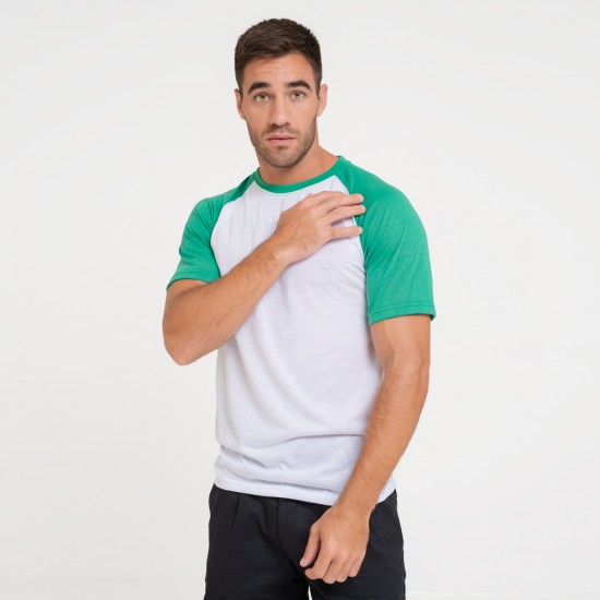 Camiseta Subliprint blanco/verde benetton