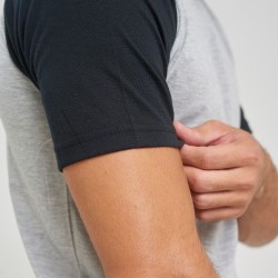 Camiseta Subliprint gris melange/negro Camiseta Subliprint gris melange/negro