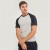 Camiseta Subliprint gris melange/negro