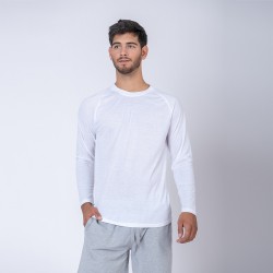 Camiseta Subliprint Manga Larga Blanco