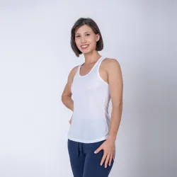 Musculosa dama Subliprint II Blanca