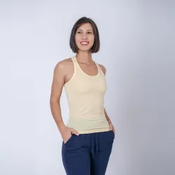 Musculosa dama Subliprint II Amarilla