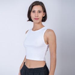 Top Dama Verano Blanco