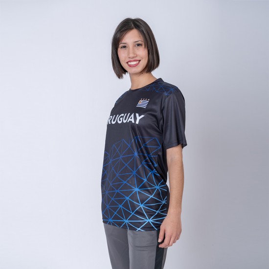 Camiseta Uruguay Red Negro