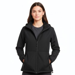 Campera Dama Neopreno Negro