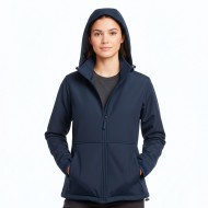 Campera Dama Neopreno Azul