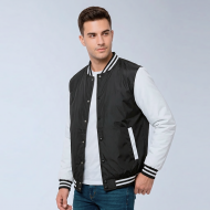 Campera California Negro/Blanco