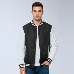 Campera California Negro/Blanco