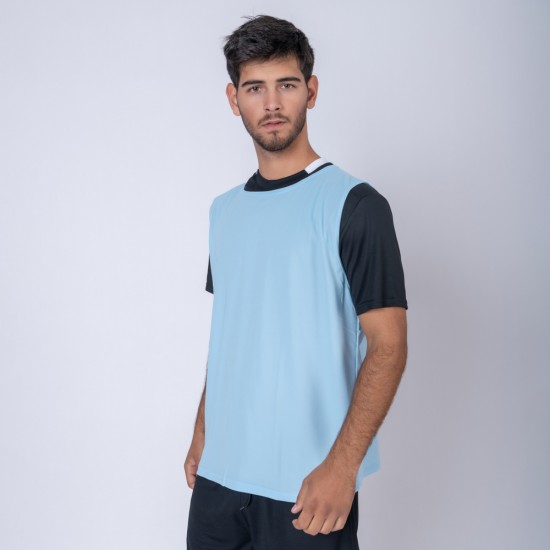 Chaleco entrenamiento celeste