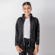 Campera deportiva niño negro/blanco