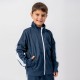Campera deportiva niño azul/blanco
