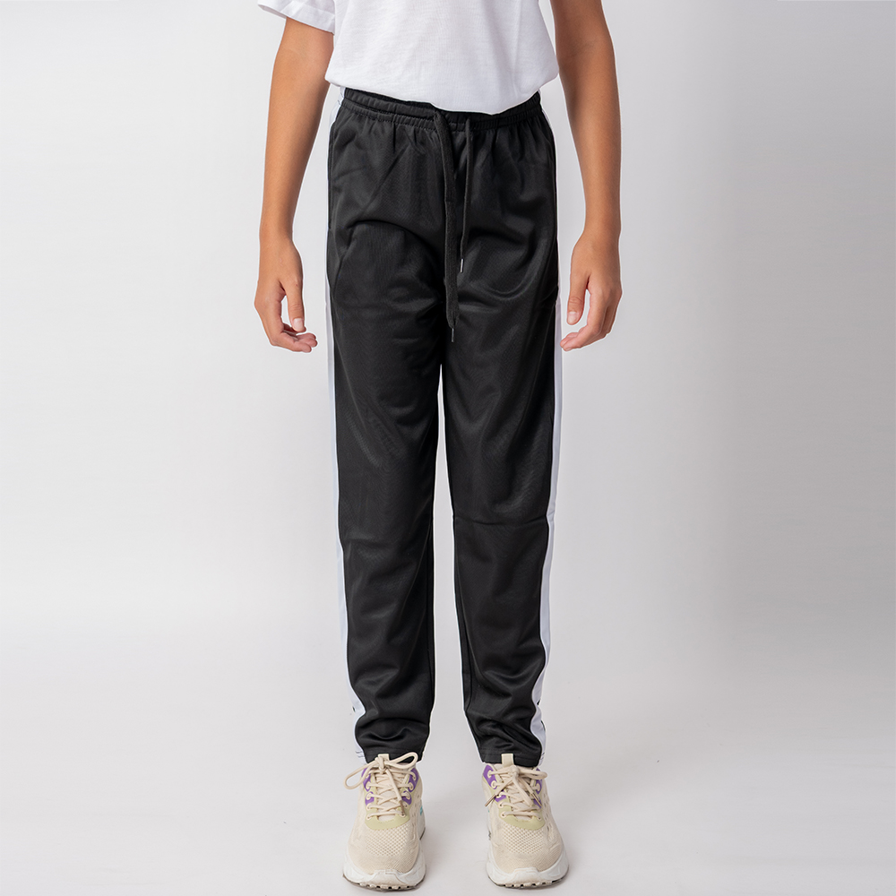 Pantalon Deportivo niño negro/blanco