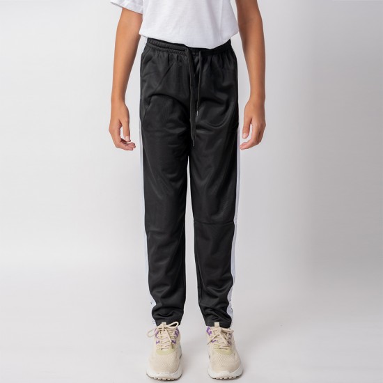 Pantalon Deportivo niño negro/blanco