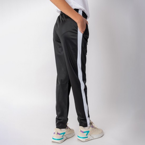Pantalon Deportivo niño negro/blanco