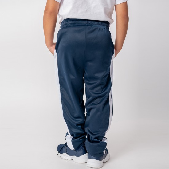 Pantalon deportivo niño azul/blanco
