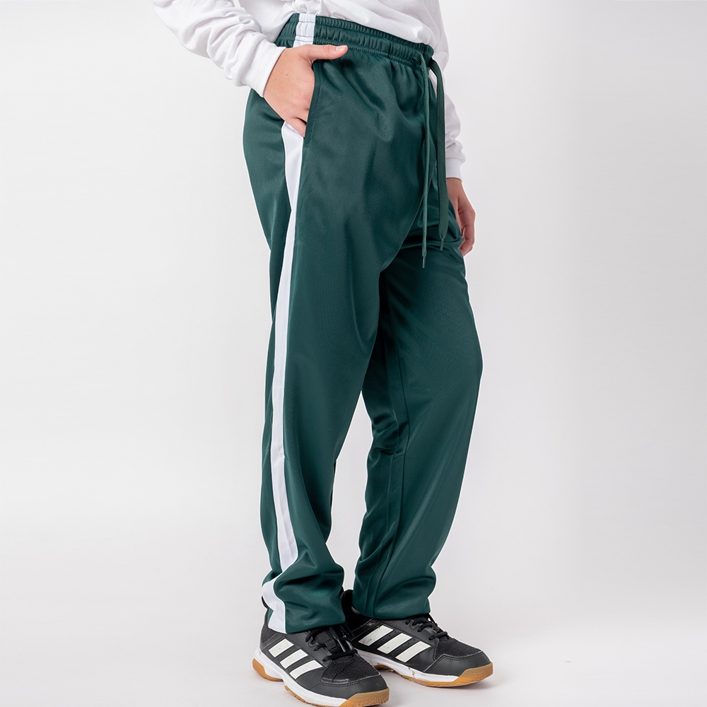 Pantalon Deportivo Niño Verde/Blanco