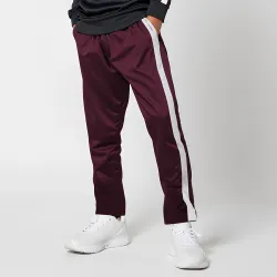 Pantalon Deportivo Niu00f1o Bordeaux/Blanco