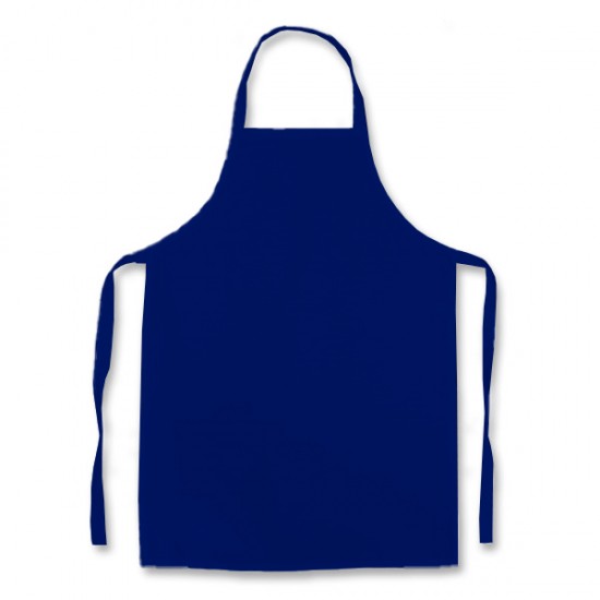 Delantal Liso S/Bolsillo SW 5 Unidades Azul Marino