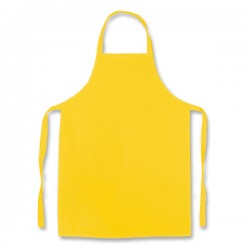 Delantal Liso S/Bolsillo SW 5 Unidades Amarillo