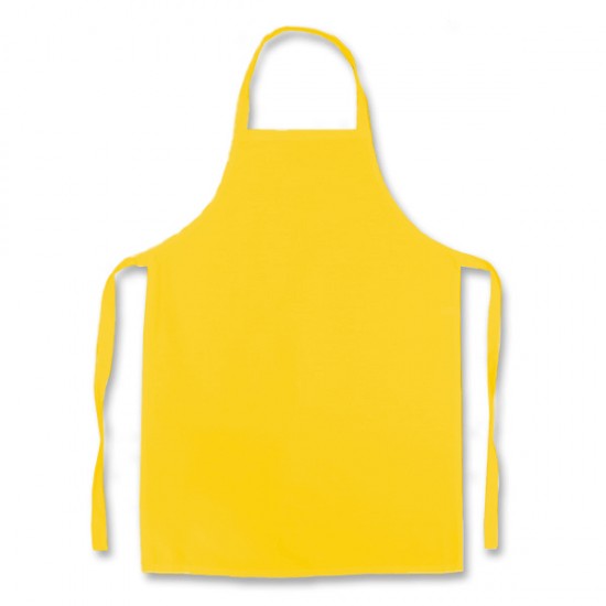 Delantal Liso S/Bolsillo SW 5 Unidades Amarillo