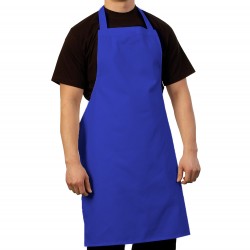 Delantal Liso S/Bolsillo SW 5 Unidades Azul Francia