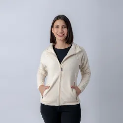 Campera Polar dama SW Beige