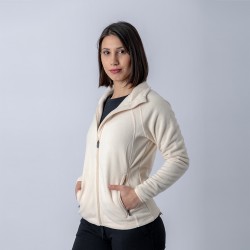 Campera Polar dama SW Beige