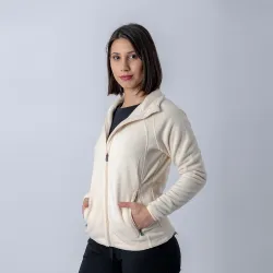 Campera Polar dama SW Beige