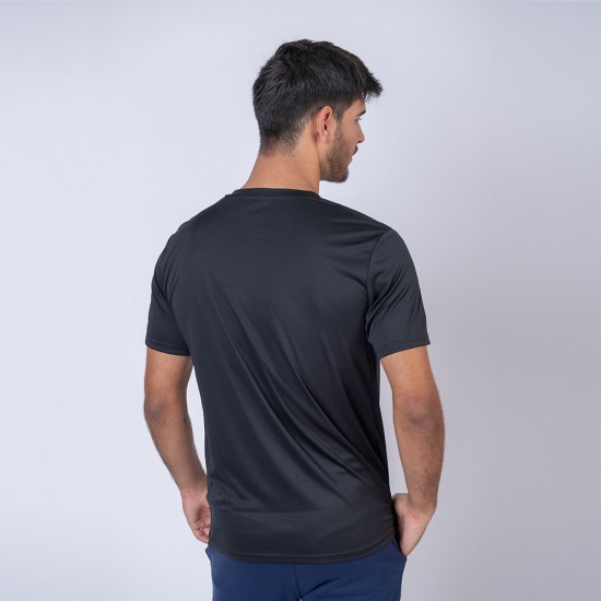 Camiseta 100% Dry Texturada Negra Camiseta 100% Dry Texturada Negra