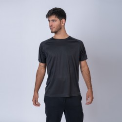 Camiseta 100% Dry Texturada Negra