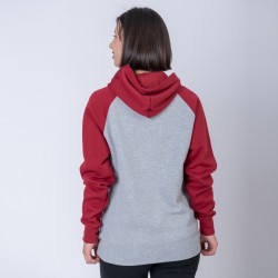 Canguro Felpa SW gris melange/bordeaux Canguro Felpa SW gris melange/bordeaux