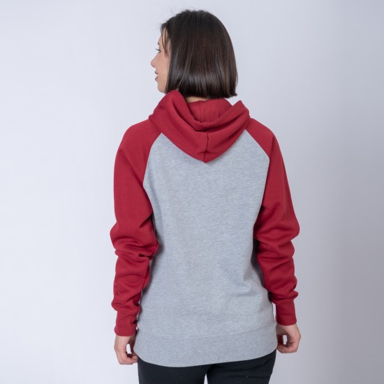 Canguro Felpa SW gris melange/bordeaux Canguro Felpa SW gris melange/bordeaux