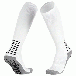 MEDIAS FÚTBOL LARGAS ANTIDESLIZANTE DSR105 BLANCO