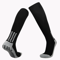 MEDIAS FÚTBOL LARGAS ANTIDESLIZANTE DSR105 NEGRO
